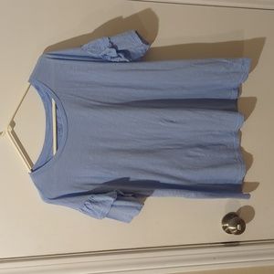 Crown & Ivy XL Light Blue Top